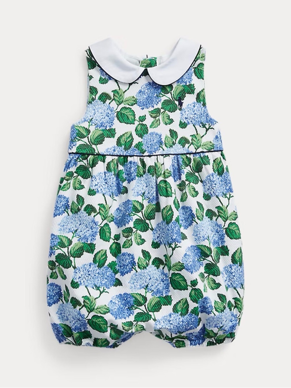 New - Floral Stretch Dobby Bubble Shortall